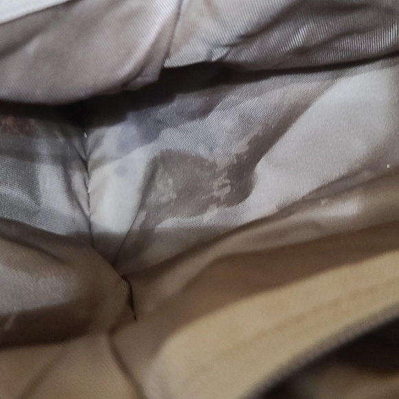 The Sak Womens Sholder Bag Purse TAN 3 Compartments EUC - Picture 8 of 11